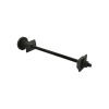 Cast Iron Radiator Brass Wall Stay Bracket Pewter