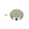 Polished Nickel 75mm Plain Round Pull