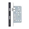 Zoo Hardware 2 Piece - DIN bathroom - 78mm c/c - backset 55mm - Black
