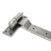 Pewter 24" Hook & Band Hinge - Cranked (pair)