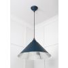Smooth Nickel Hockley Pendant in Dusk