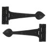 Black Textured 10½" Cast T Hinge (pair)