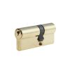 Jedo Euro Profile Offset Double Cylinders to Differ 30x40mm Polished Brass - By Frelan Hardware - JL-3040EPDPB