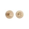 Hammered Knurlmond Thumb Turn & Release Satin Brass