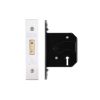 Zoo Hardware 3 Lever Replacement Dead Lock - 64mm c/w PVD Forend and Strike - Satin Stainless