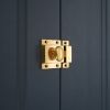 Cupboard Catch Polished Brass Unlacquered