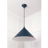 White Gloss Hockley Pendant in Dusk