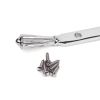 Polished Chrome 10" Hinton Stay