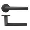 Zoo Hardware 19mm Mitred Lever on Round Rose 53mm x 6mm Push-on Rose - BS EN 1906 Grade 3 - Grade 201 - PCB