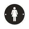 Zoo Hardware Sex Symbol - Female - 76mm dia - Black