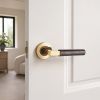 Opal Knurlmond Lever on Rose Aged Brass