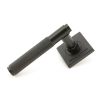 Aged Bronze Brompton Lever on Rose Set (Square) - Unsprung