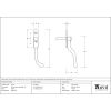 Pewter 16mm Peardrop Espag - RH