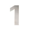 150mm Numerals SSS Finish 150mm Satin Stainless Steel No. 1 - By Frelan Hardware - JNSS-1