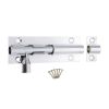 Brass Barrel Bolt 75mm Polished Chrome
