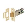 4" H/D Tubular Latch CE - Satin Brass
