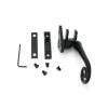 Black Night-Vent Locking Monkeytail Fastener (Steel Window)