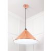 White Gloss Hockley Pendant in Copper