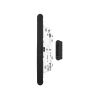 AGB Revolution XT Magnetic Euro Profile Sashlock 60mm backset with strike plates for ALU doors - Matt Black
