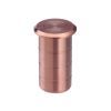 Zoo Hardware Dust Socket for Flush Bolts - Concrete 20mm dia. x 38mm - Tuscan Rose Gold