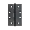 Zoo Hardware Slim Knuckle Bearing Hinge Stainless Steel - Grade 201 - 102 x 63 x 2.5mm - Matt Black