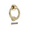 Ring Door Knocker 110mm Polished Brass