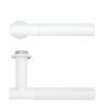 Zoo Hardware Orta Lever on 32mm Round Mini Rose - White