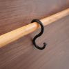 S- Hook Large Matt Black