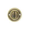 Old English Solid Brass Oval WC Turn and Release - Matt Antique Brass