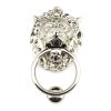Polished Nickel Lion Head Door Knocker
