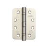 Jedo Grade 11 Radiused Steel Ball Bearing Hinges 102x76mm Satin Nickel - By Frelan Hardware - J8500RSN