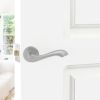 Camila Lever Door Handle Satin Chrome