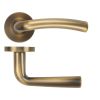 Zoo Hardware Seville lever on rose - Antique Brass