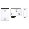 Zoo Hardware Hush latch - 65x40mm - Powder Coat White