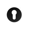 Zoo Hardware Euro Profile Escutcheon - Rosso Slim - 4mm - PVD Black