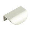 Burlington 75mm Polished Nickel Arched Edge Pull - By Frelan Hardware - BUR941PN
