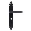 Black Tudor Lever Lock Set