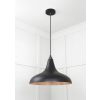 Smooth Copper Frankley Pendant in Elan Black