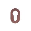 Zoo Hardware Euro Profile Escutcheon - Rosso Mini - 50 x 32 x 3 - PVD Bronze