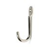 Polished Nickel Traditional Coat Hook