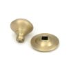 Satin Brass Round Centre Door Knob