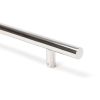 Polished Marine SS (316) 0.9m T Bar Handle Bolt Fix 32mm Ø