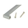 Satin Chrome Albers Pull Handle - Medium