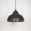 Hammered Copper Harborne Pendant in Dingle