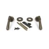 Burnished Brass Newbury Lever on Rose Set (Plain)