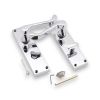 Victorian Scroll Bathroom Lever Handle 150mm Polished Chrome
