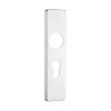 Zoo Hardware Spare Push on Euro Profile Backplate for Aluminium - 47.5mm - Satin