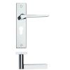 Zoo Hardware Draco lever on euro backplate - Chrome