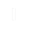 Zoo Hardware Square Block Cabinet handle 192mm CTC Matt White Finish
