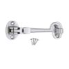 Silent Cabin Hook 4" - 100mm Satin Chrome